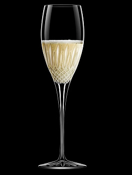 Бокал для шампанского 220 мл, D=50, H=236мм "DIAMANTE"
