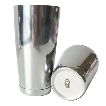 Шейкер Бостон IBT 860/580мл с утяжелителем, нержавеющая сталь