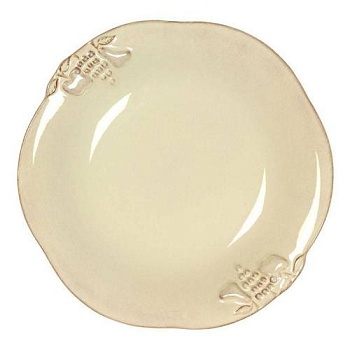 Тарелка суповая 25 см 790 мл Casafina by Costa Nova Mediterranea Cream кремовая