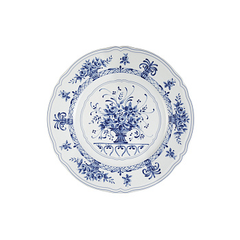 Тарелка 21 см Le Coq  white,blue