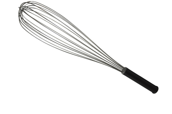 Венчик 45 см. нерж. 16 спиц толщина спицы 2 мм. нейлон. ручка MGsteel /1/24/