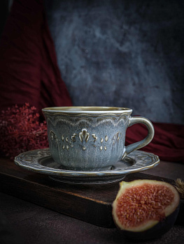 Чашка 210 мл, 12x9,2 см h 6,3, фарфор, Vintage