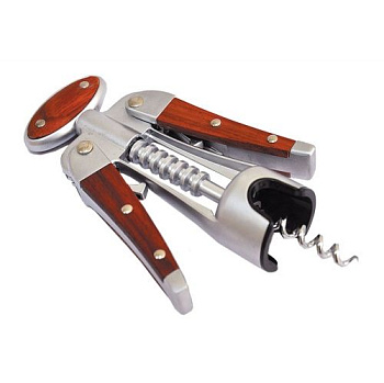 Штопор для вина  с деревянными вставками