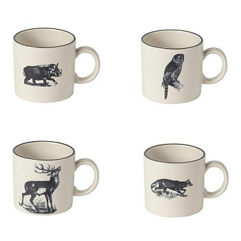 Кружка 350 мл, 13.0 x 9.3 H8.8 см, Costa Nova "Elements" Кабан