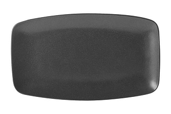 Блюдо прямоугольное с закругленными краями 31X18 CM BLACK