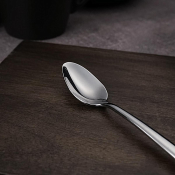 Ложка кофейная, "Bramini" цвет серебро