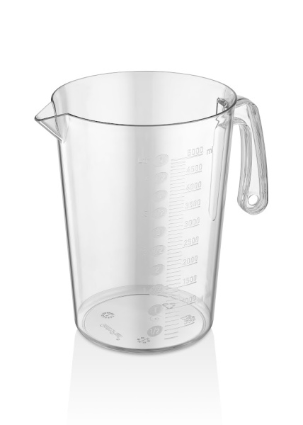 Кувшин мерный 5 л. п/п прозрачн. GP /1/6/