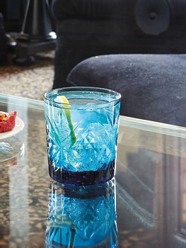 Олд Фэшн синий 300 мл, D=85, H=95 мм "Бродвей"