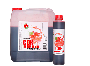 Сок кизиловый концентрированный, канистра 5 кг