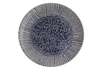 Тарелка мелкая 26 см, без борта IRIS BLUE