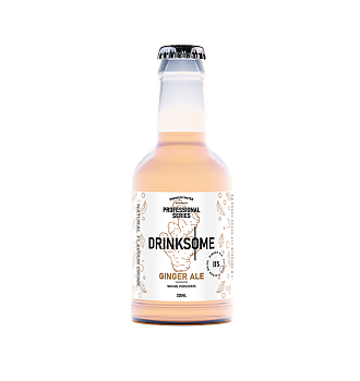 Напиток б/а газ.Drinksome Cinger Ale (Имбирный Эль) стекло 0,2 л