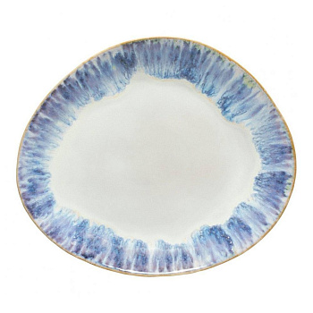 Тарелка овальная 26.6 x 22.5 H3 см Costa Nova "Brisa Ria Blue" 