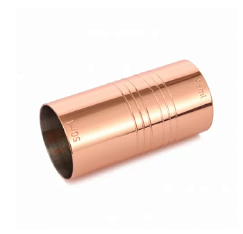 Джиггер металлический, 25*50 мл, медный цвет, P.L.- Barbossa