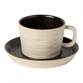 Чайная пара 200 мл Costa Nova "Notos Latitude Black"