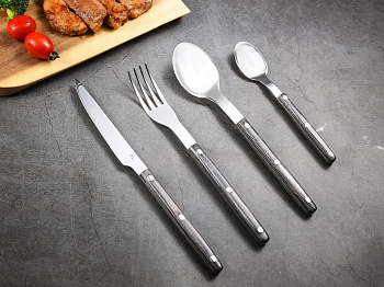 Ложка чайная, "Garwin" металл, дерево