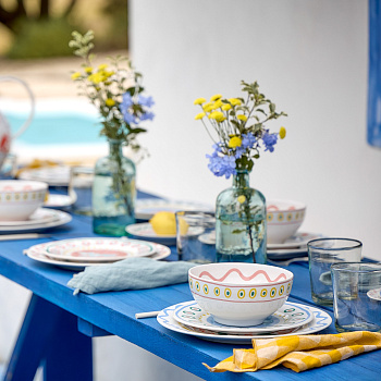 Салатник  825 мл D16.3 H7.8 см Costa Nova "Tulip"