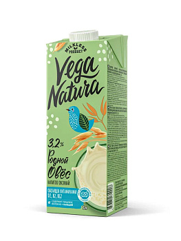 Молоко растительное VegaNatura Barista овёс 1L 