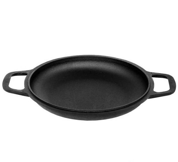 Сковорода d=50 см. h=5,5 см. чугун с 2 ручками /1/2/