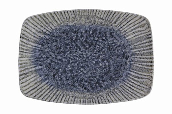 Блюдо прямоугольное 32 х 23 см IRIS BLUE