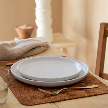 Тарелка круглая с бортами D27.5 H2.8 см Casafina by COSTA NOVA "Pacifica SALT"