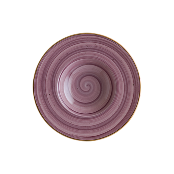 Тарелка глубокая для пасты D28 см, 400 мл. Bonna "Аура Блэкберри"