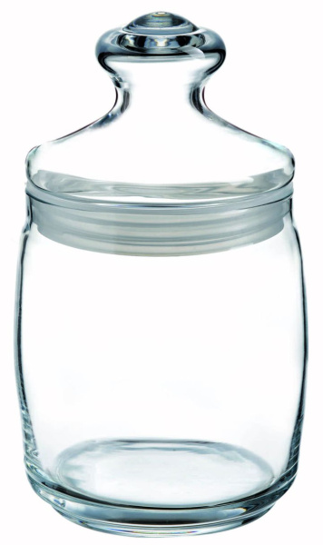 Банка для сыпучих прод. 940 мл. со стекл. крышкой Чешни /1/6/330/