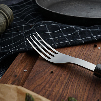 Вилка для стейка, "Garwin" металл, дерево
