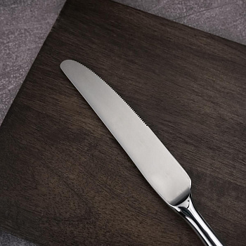 Десертный нож, "Bramini" цвет серебро