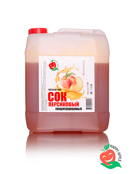 Сок персиковый концентрированный, канистра 5 кг