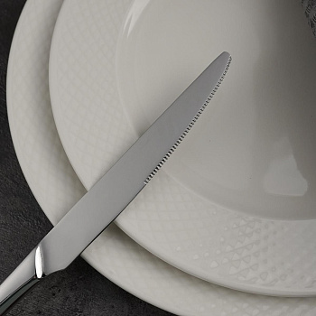 Нож десертный, "NABUR" цвет серебро