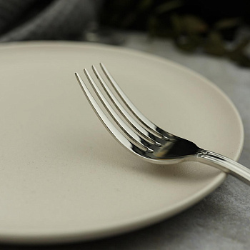 Вилка столовая, "Ritz" цвет серебро